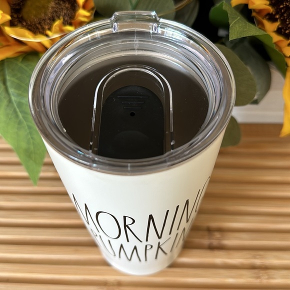 🌻MORNING PUMPKIN. Thermal Travel Mug by Rae Dunn - Picture 2 of 3